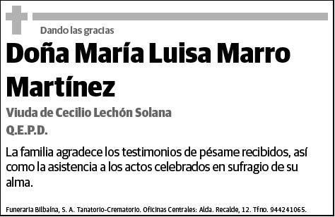 MARRO MARTINEZ,MARIA LUISA