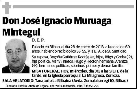 MURUAGA MINTEGUI,JOSE IGNACIO