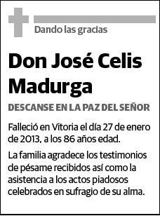 CELIS MADURGA,JOSE