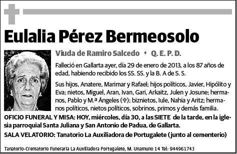 PEREZ BERMEOSOLO,EULALIA