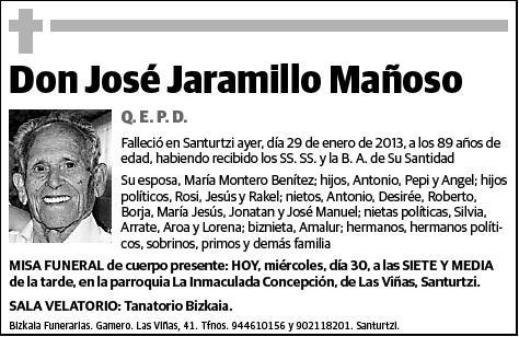 JARAMILLO MAÑOSO,JOSE