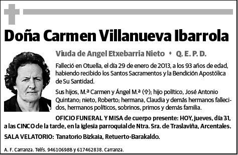 VILLANUEVA IBARROLA,CARMEN