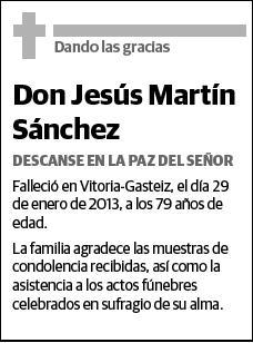 MARTIN SANCHEZ,JESUS