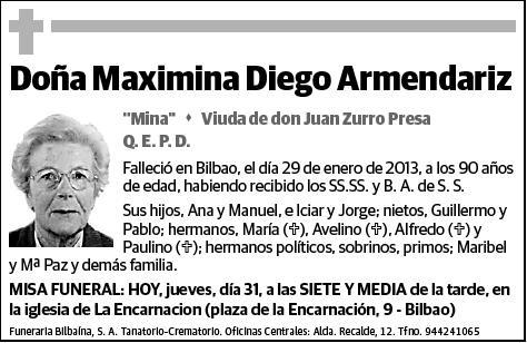 DIEGO ARMENDARIZ,MAXIMINA