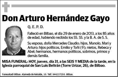 HERNANDEZ GAYO,ARTURO