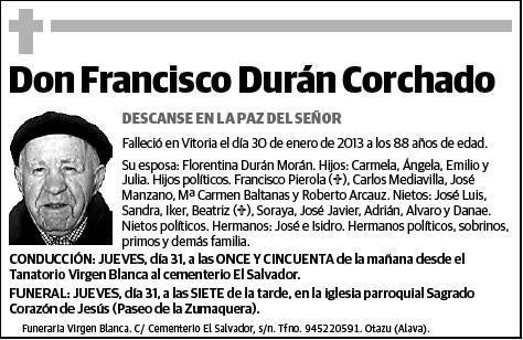 DURAN CORCHADO,FRANCISCO