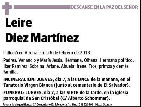 DIEZ MARTINEZ,LEIRE