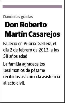 MARTIN CASAREJOS,ROBERTO