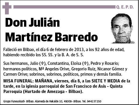 MARTINEZ BARREDO,JULIAN