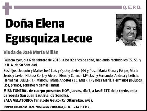 EGUSQUIZA LECUE,ELENA