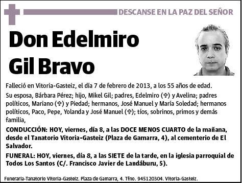 GIL BRAVO,EDELMIRO