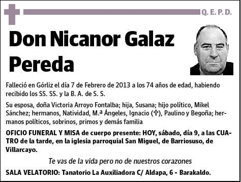 GALAZ PEREDA,NICANOR