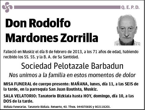 MARDONES ZORRILA,RODOLFO