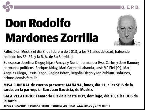 MARDONES ZORRILLA,RODOLFO