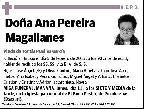 PEREIRA MAGALLANES,ANA