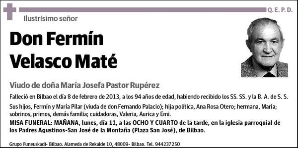 VELASCO MATE,FERMIN