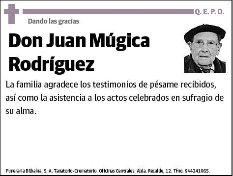 MUGICA RODRIGUEZ,JUAN