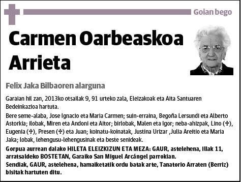 OARBEASKOETXEA ARRIETA,CARMEN