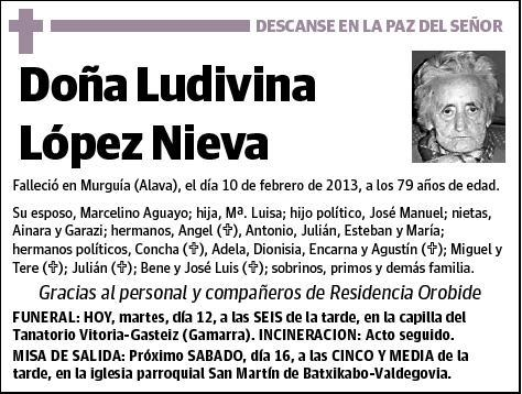 LOPEZ NIEVA,LUDIVINA