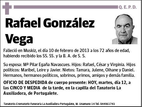 GONZALEZ VEGA,RAFAEL