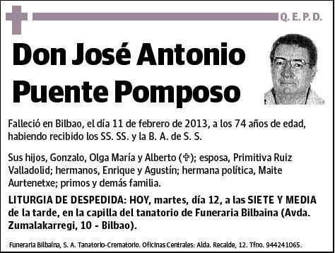 PUENTE POMPOSO,JOSE ANTONIO