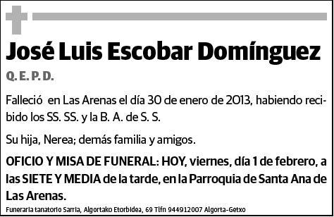 ESCOBAR DOMINGUEZ,JOSE LUIS