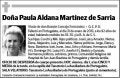 ALDANA MARTINEZ DE SARRIA,PAULA