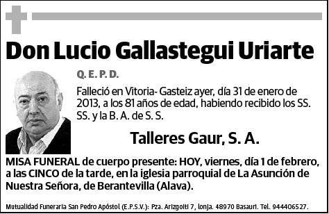 GALLASTEGUI URIARTE,LUCIO