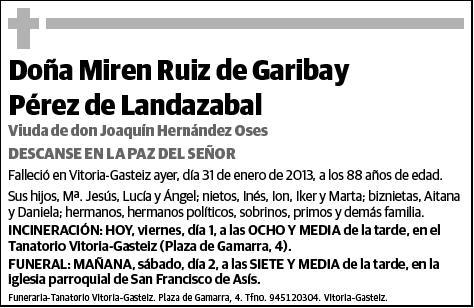 RUIZ DE GARIBAY PEREZ DE LANDAZABAL,MIREN