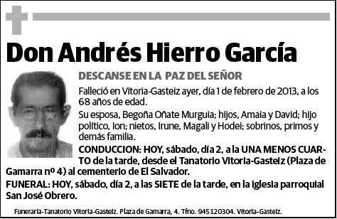 HIERRO GARCIA,ANDRES