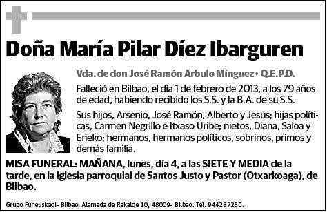 DIEZ IBARGUREN,MARIA PILAR