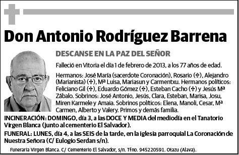 RODRIGUEZ BARRENA,ANTONIO