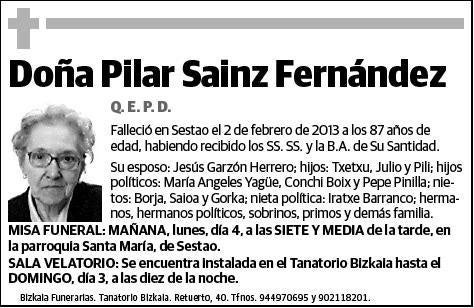 SAINZ FERNANDEZ,PILAR