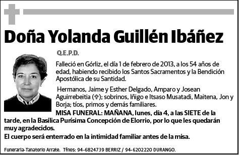 GUILLEN IBAÑEZ,YOLANDA