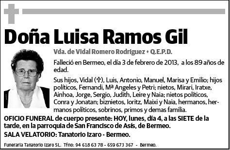 RAMOS GIL,LUISA