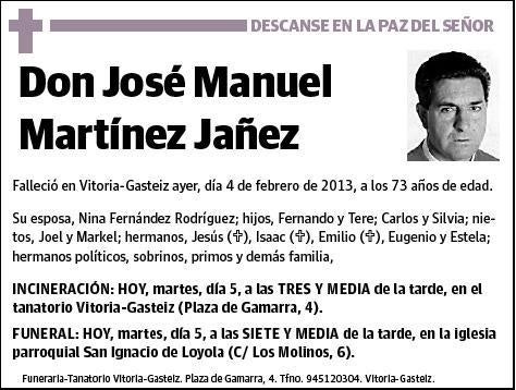 MARTINEZ JAÑEZ,JOSE MANUEL