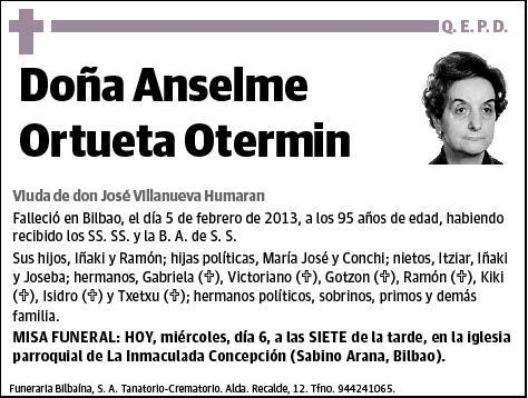 ORTUETA OTERMIN,ANSELME