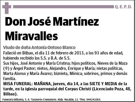 MARTINEZ MIRAVALLES,JOSE