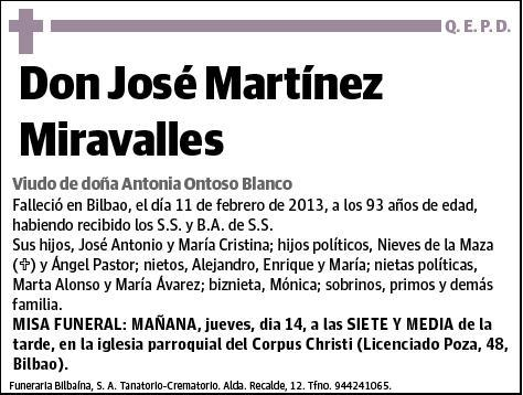 MARTINEZ MIRAVALLES,JOSE