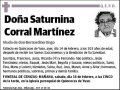 CORRAL MARTINEZ,SATURNINA