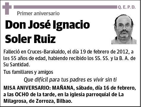 SOLER RUIZ,JOSE IGANCIO