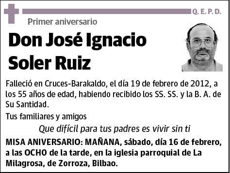 SOLER RUIZ,JOSE IGANCIO
