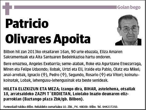 OLIVARES APOITA,PATRICIO