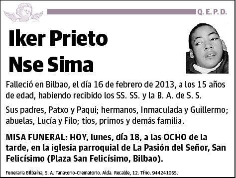 PRIETO NSE SIMA,IKER