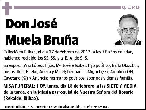 MUELA BRUÑA,JOSE