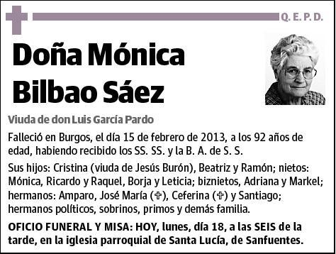 BILBAO SAEZ,MONICA