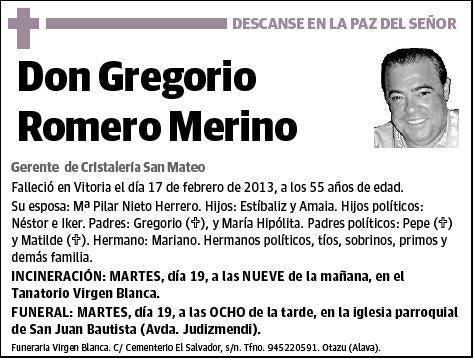 ROMERO MERINO,GREGORIO