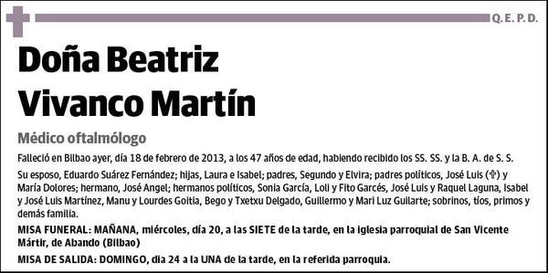 VIVANCO MARTIN,BEATRIZ