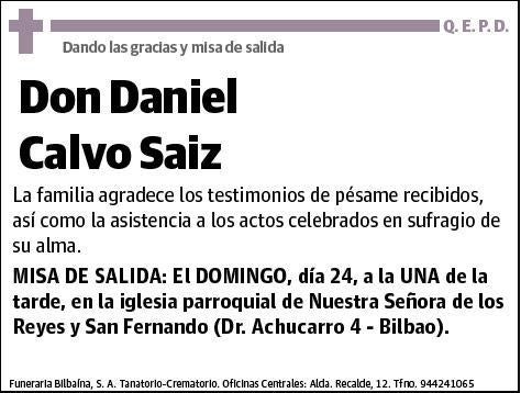 CALVO SAIZ,DANIEL