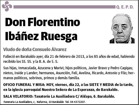 IBAÑEZ RUESGA,FLORENTINO